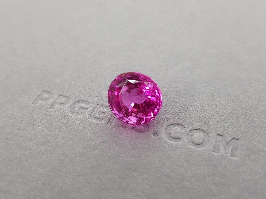 Unheated pink sapphire 6.54 ct, Madagascar (GRS) Image №2