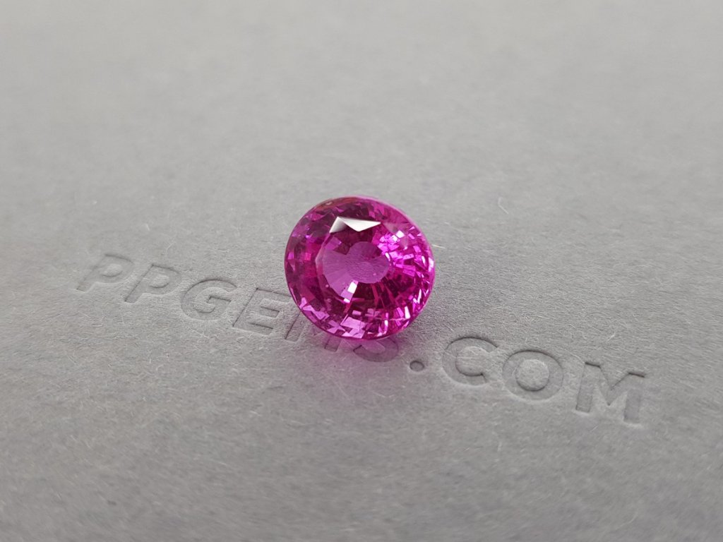 Unheated pink sapphire 6.54 ct, Madagascar (GRS) Image №4