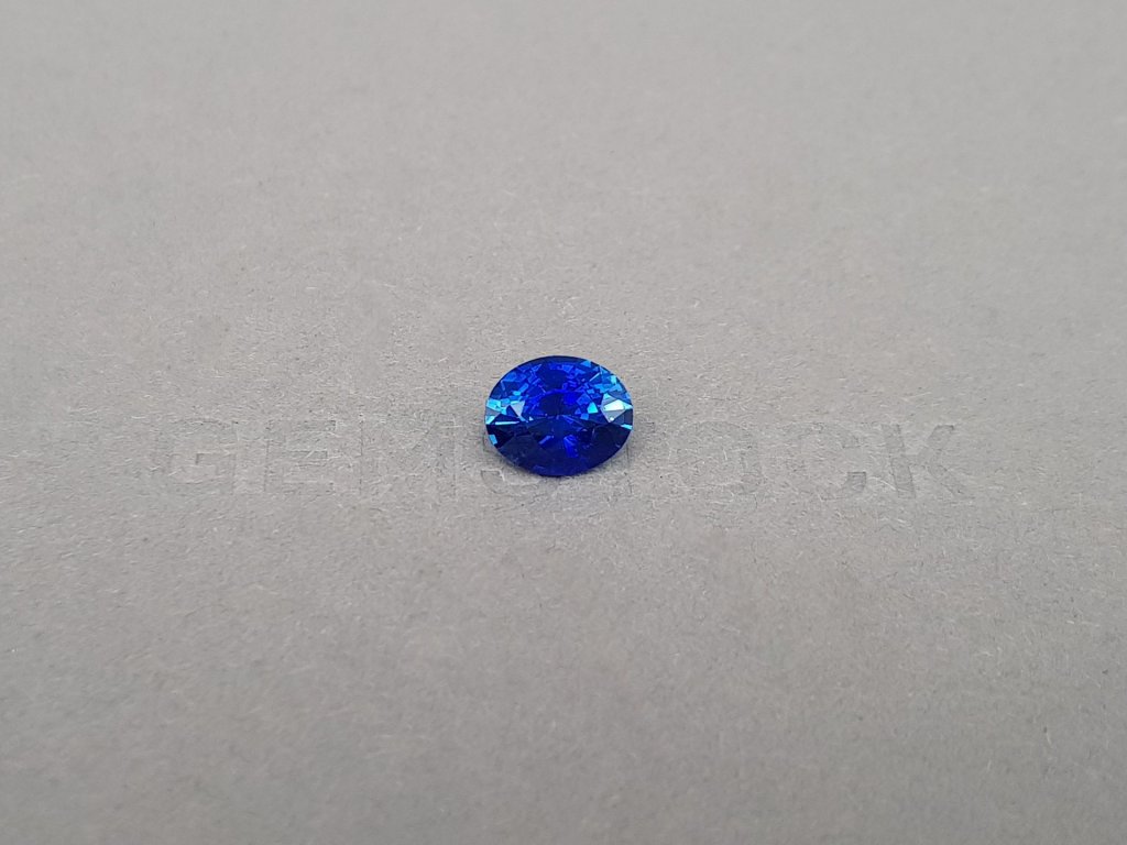 Royal Blue oval cut sapphire 2.61 ct, Sri Lanka Image №1