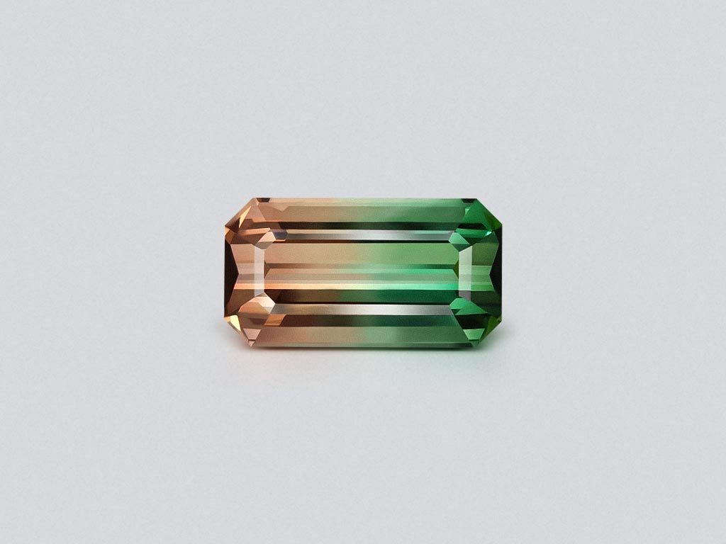 Watermelon (bi-color) octagon cut tourmaline 40.57 carats Image №1