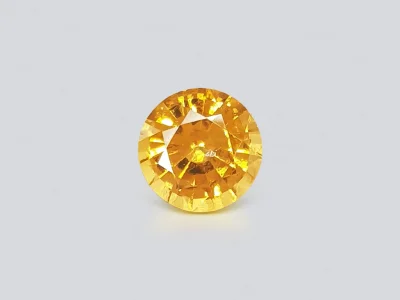 Grenat hessonite taille ronde 1,48 carats, Madagascar photo