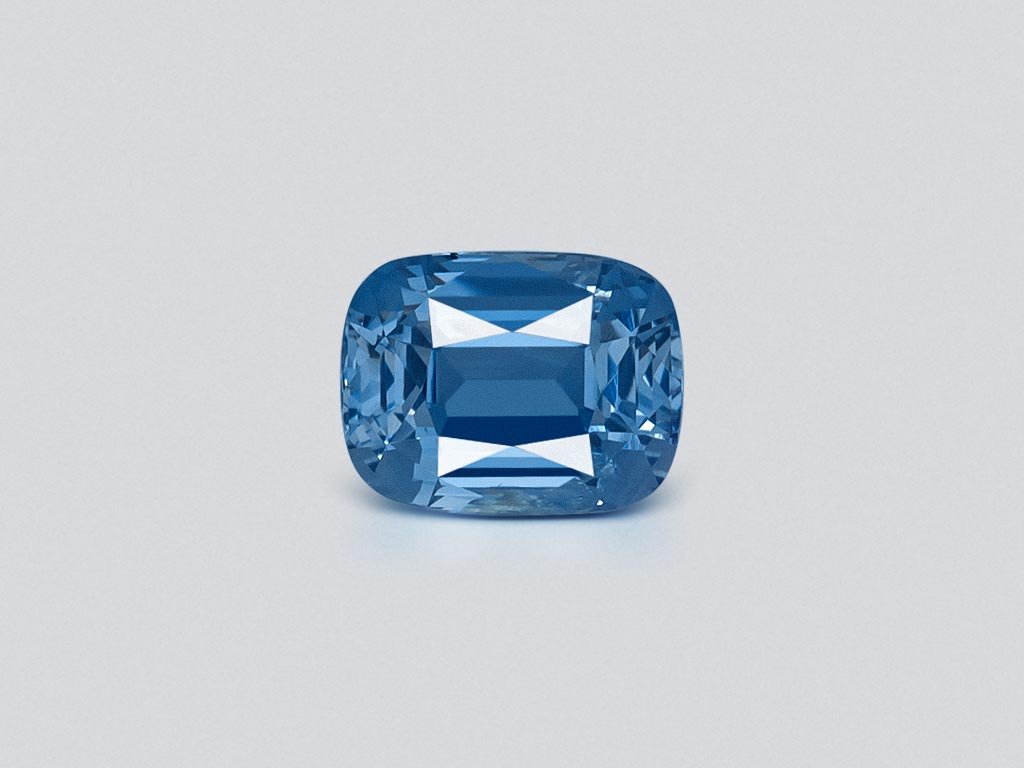Saphir bleu taille coussin non chauffé 2,08 carats, Sri Lanka Image №1