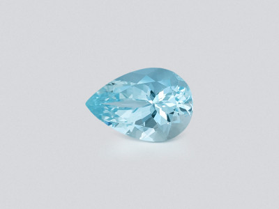 Aigue-marine taille poire 3,70 carats, Madagascar photo