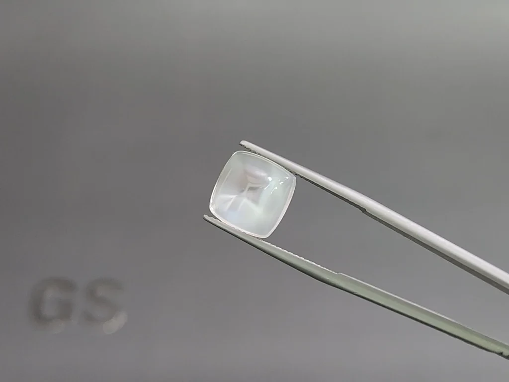 Piedra lunar talla cabujón de 6,60 quilates, Birmania Image №3