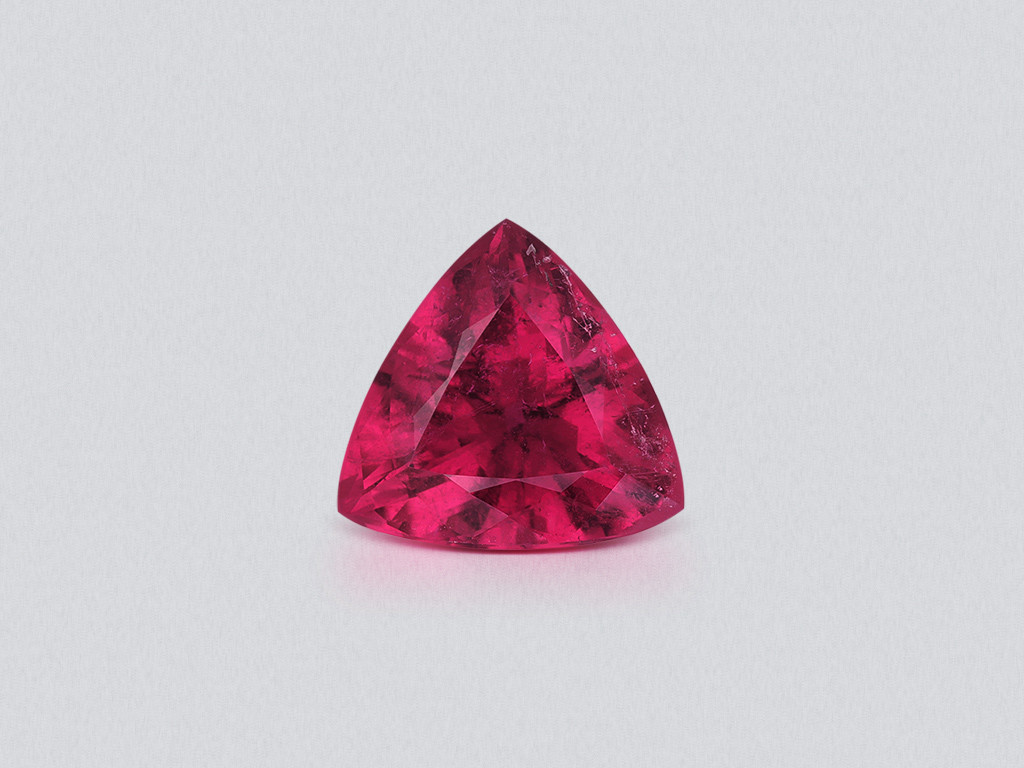 Tourmaline rubellite trillion cut 6.68 carats, Africa Image №1