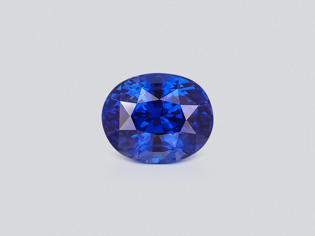 Saphir bleu royal ovale de 4,10 carats, Sri Lanka  Image №1