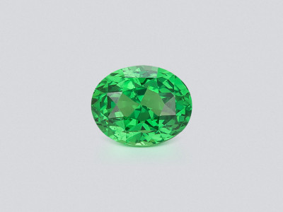 Garnet tsavorite oval cut 2.55 carats,  Africa photo
