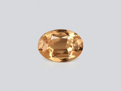 Hessonite garnet oval cut 3.64 carats, Africa photo