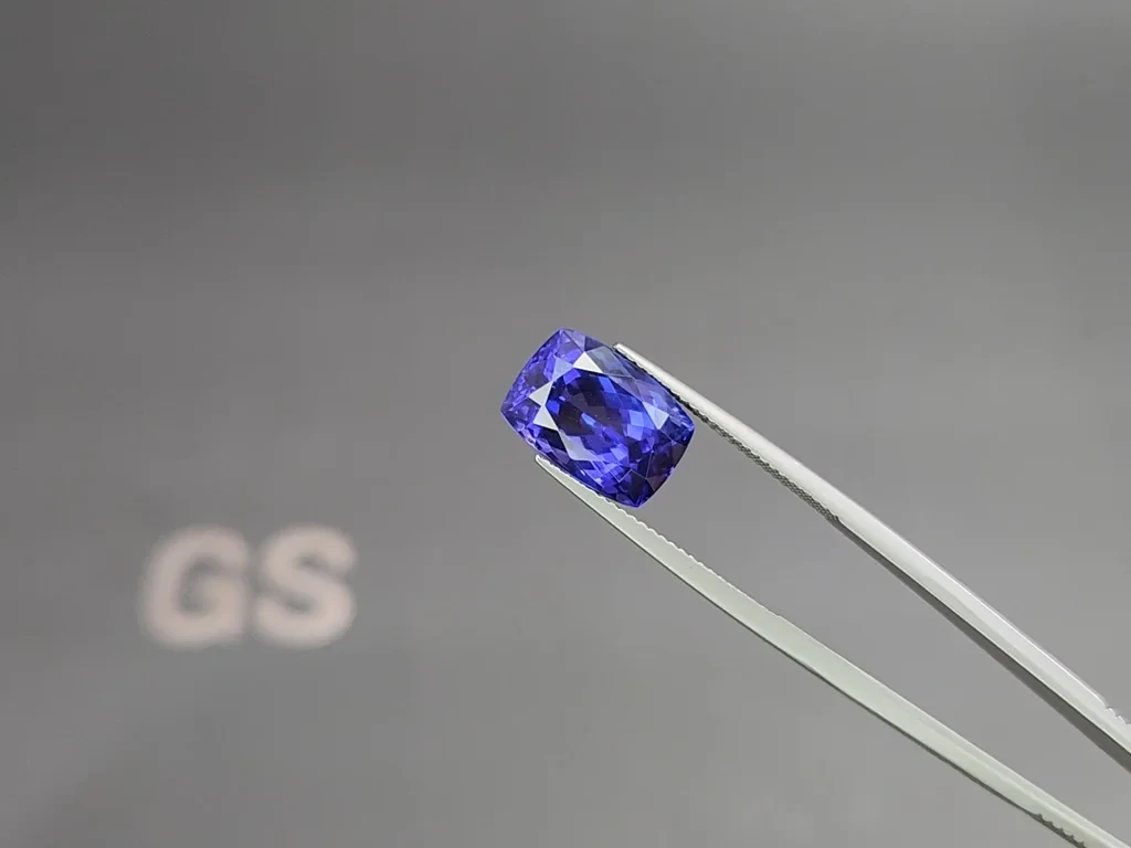 Tanzanite taille coussin de 8,08 carats, Tanzanie Image №3