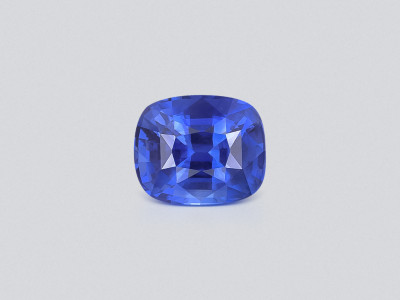 Saphir bleuet de 4,13 carats, taille coussin, Sri Lanka photo