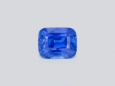 Saphir bleu barbeau non traité de collection, taille coussin, 22 carats, Sri Lanka, GRS photo