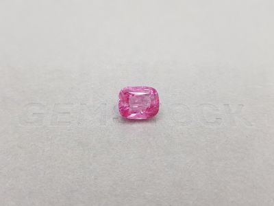 Baby pink cushion cut spinel 3.01 ct photo