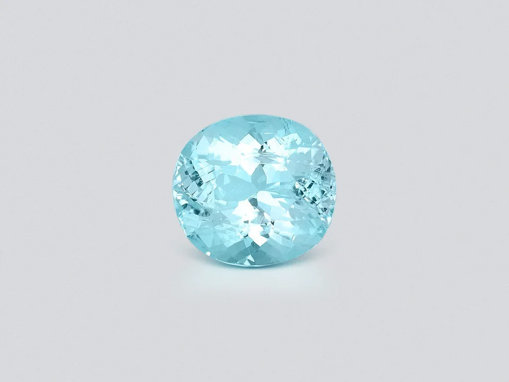 Turmalina Paraiba azul neón de talla ovalada de 2,74 quilates de Mozambique Image №1