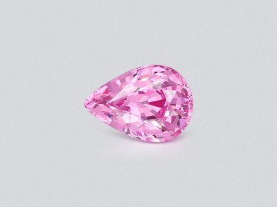 Pear-cut baby pink spinel 2.85 carats, Vietnam photo