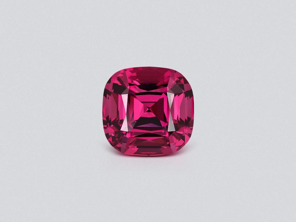 Garnet rhodolite cushion cut 8.64 carats, Tanzania Image №1