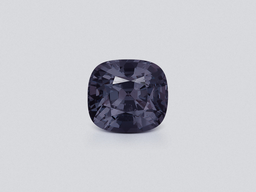 Grey spinel cushion cut  5.39 carats, Burma Image №1