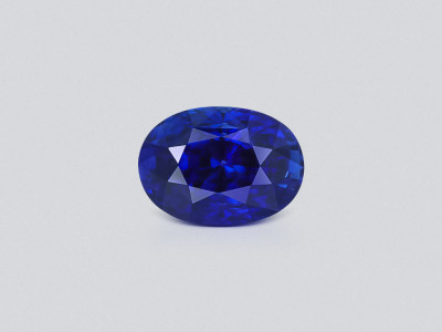 Saphir bleu royal ovale de 3,01 carats, Sri Lanka  photo