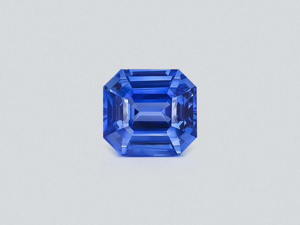 Kornblumenblauer Saphir im Achtkant-Schliff, 3,04 Karat, Sri Lanka Image №1