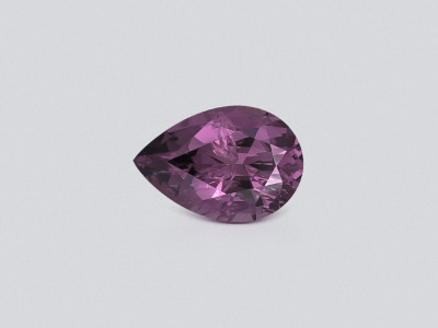 Purple spinel pear cut 0.82 carats, Tanzania photo