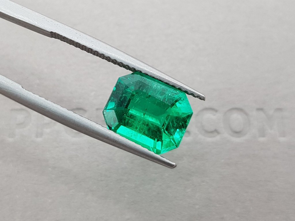 Intense Muzo Green emerald 3.16 ct, Colombia (GRS) Image №4