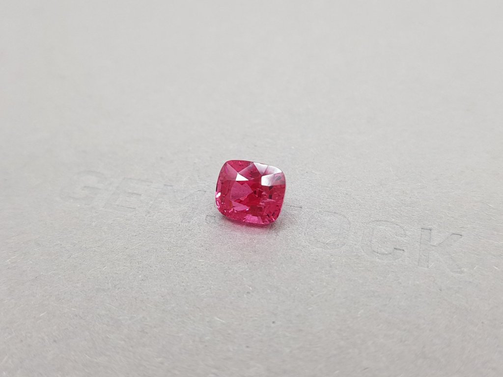 Cushion cut pink-red spinel 3.55 ct, Tanzania Image №3