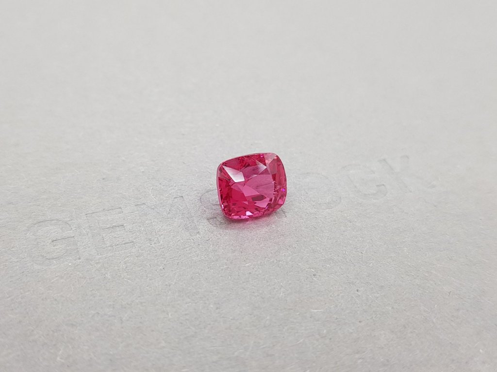Cushion cut pink-red spinel 3.55 ct, Tanzania Image №2