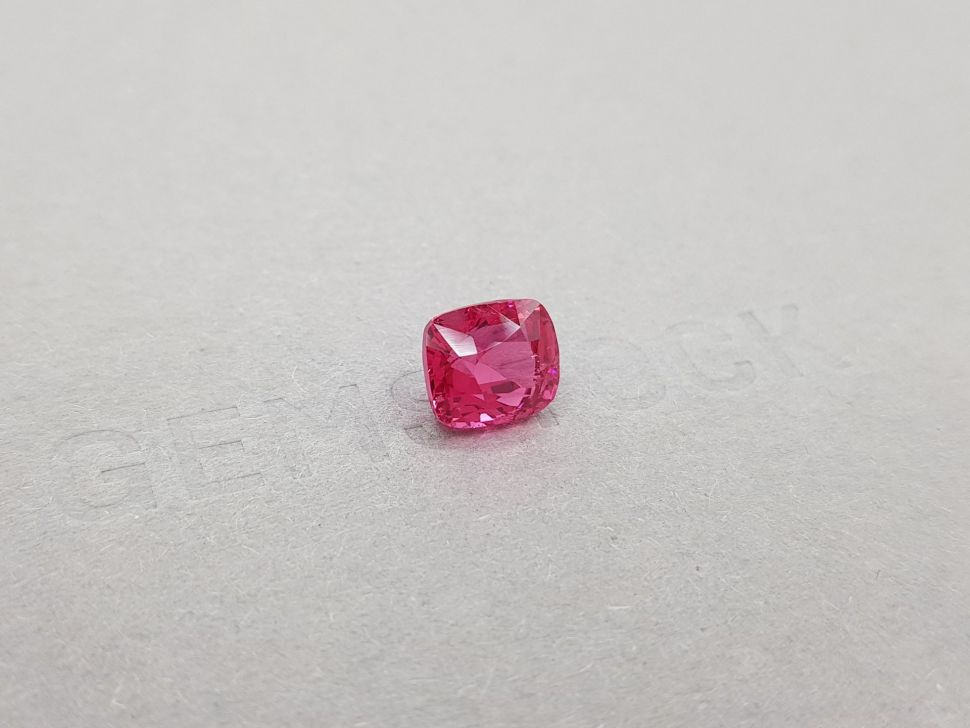 Cushion-cut pink-red spinel 3.55 ct, Tanzania Image №2