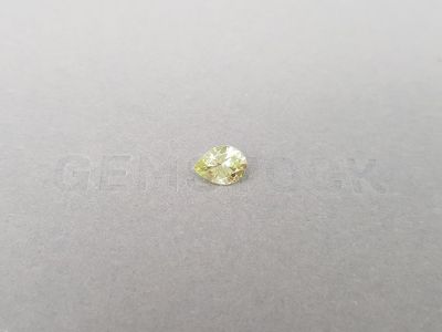 Yellow chrysoberyl pear cut 1.17 carats photo