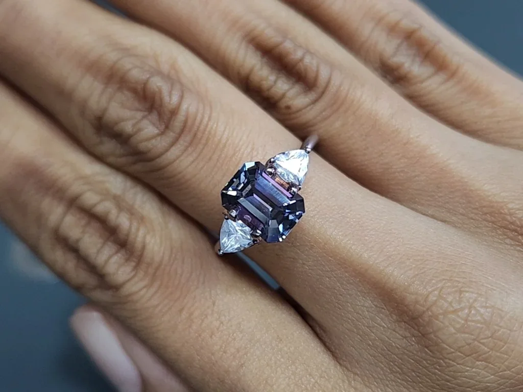 Tanzanite octagon cut  2.77 carats, Tanzania Image №5