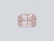 Saphir blanc taille radiant 2,06 carats, Sri Lanka