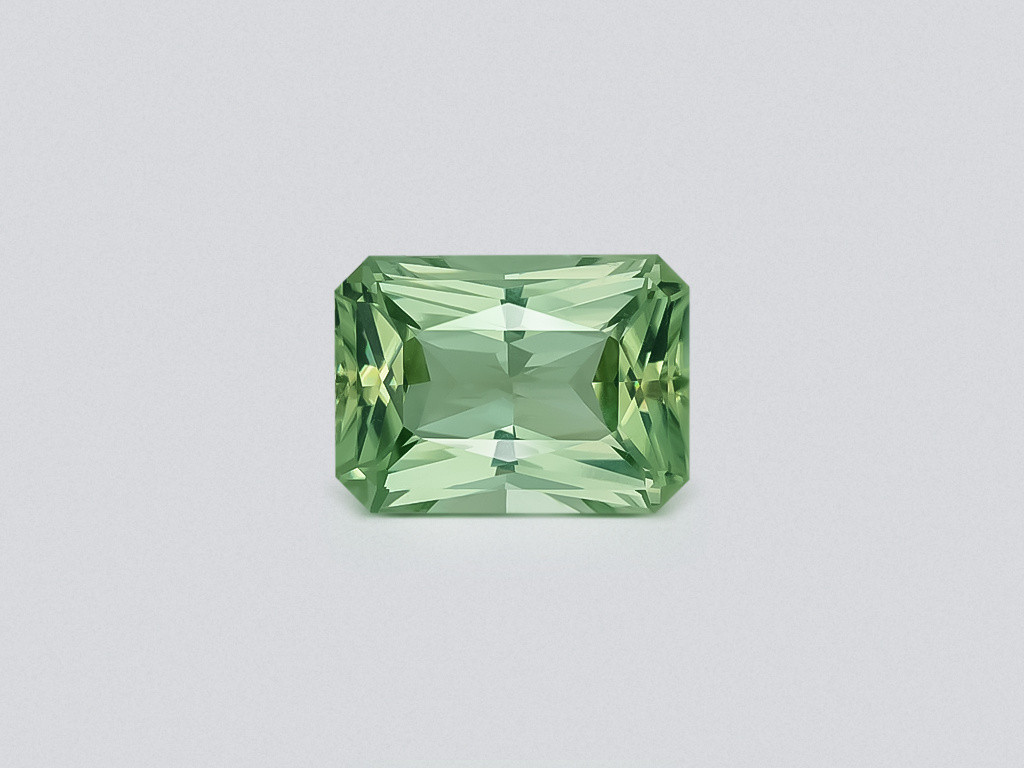 Turmalina verde de talla radiante de 11,15 quilates, África Image №1