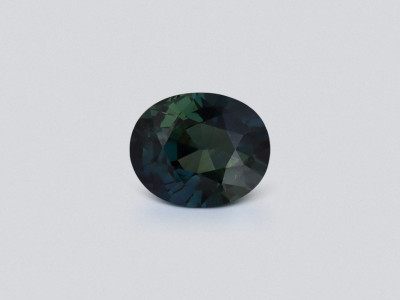 Unheated sapphire Teal oval cut 3.03 carats, Madagascar photo