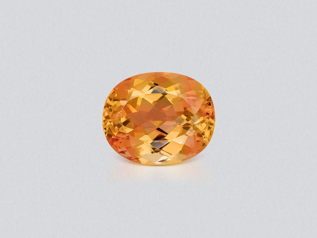Topaz Imperial oval cut 9.50 carats, Brazil Image №1