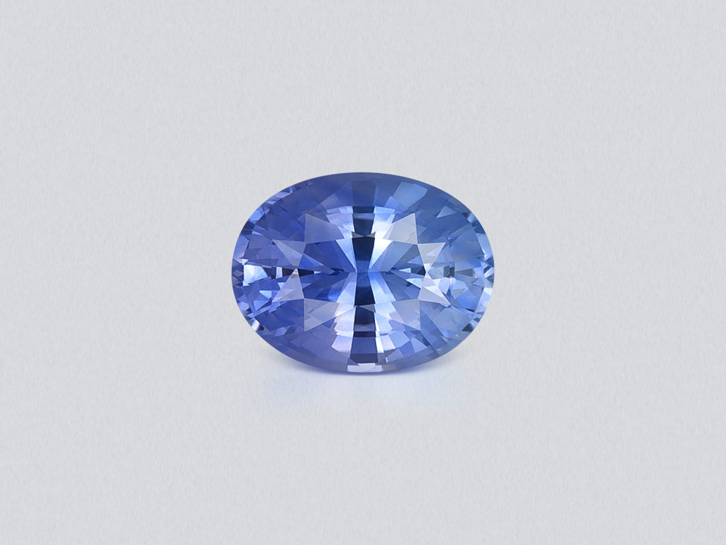 Blauer saphir im ovalen schliff 1,53 karat, Sri Lanka Image №1