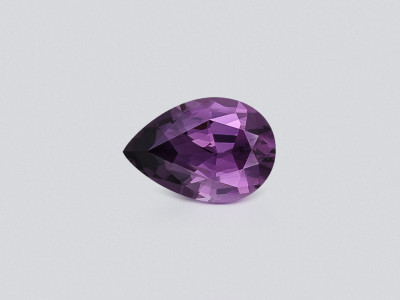 Purple spinel pear cut 0.64 carats, Tanzania photo