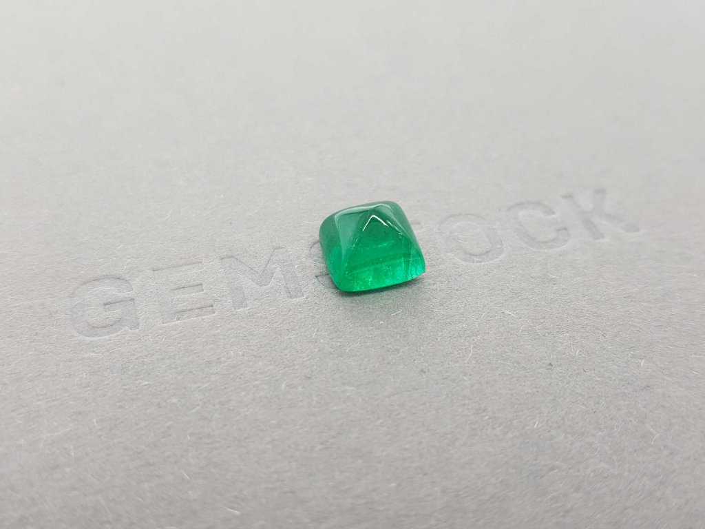 Emerald, sugarloaf, 3.12 ct, Zambia, ICA Image №2
