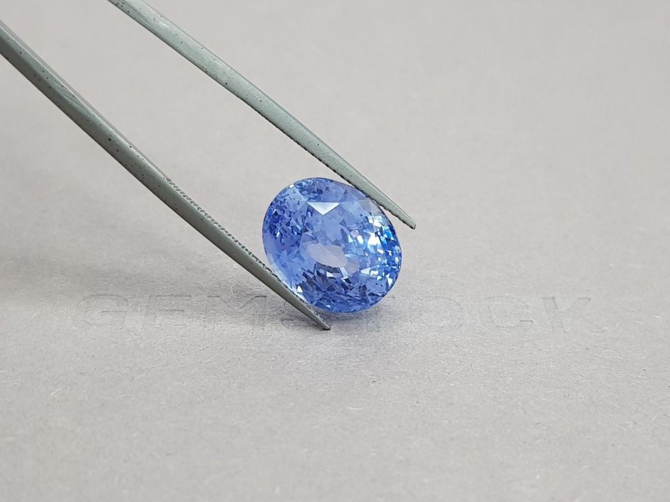 Unheated oval-cut blue sapphire 14.09 ct, Sri Lanka Image №4
