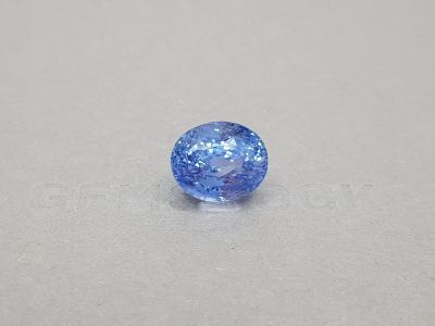 Unheated oval-cut blue sapphire 14.09 ct, Sri Lanka photo