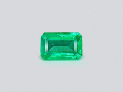 Émeraude vert vif, taille octogonale, 1,85 carats, Zambie photo