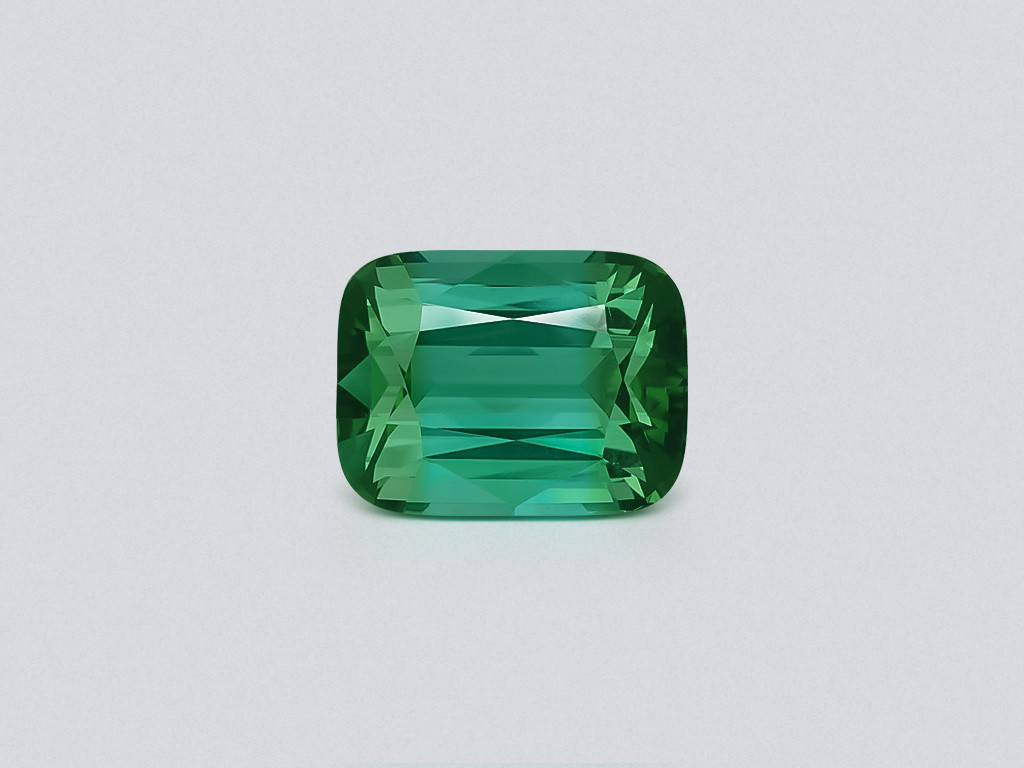 Tourmaline verte taille coussin 10,30 carats, Afrique Image №1
