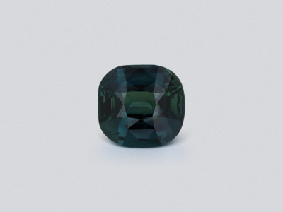Unheated Teal sapphire  cushion cut 3.06 carats, Madagascar photo