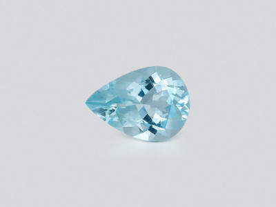 Aigue-marine taille poire 3,86 carats, Madagascar  photo