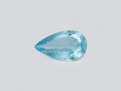 Aiguemarine taille poire de 10,74 carats, Madagascar photo