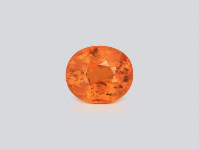 Grenat mandarine spessartite de taille ovale, 10,12 carats, Afrique photo