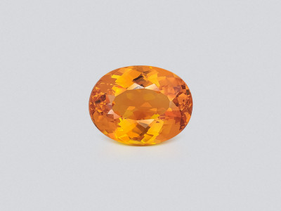 Topaz Imperial oval cut 6.49 carats, Brazil photo