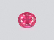 Spinelle rose vif de Mahenge, taille coussin, 5,55 carats, Tanzanie  