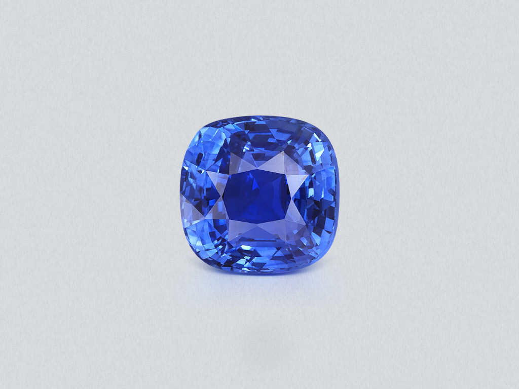 Sapphire Cornflower Blue cushion cut 9.18 carats, Sri Lanka Image №1