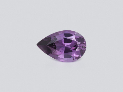 Purple spinel pear cut 0.60 carats, Tanzania photo