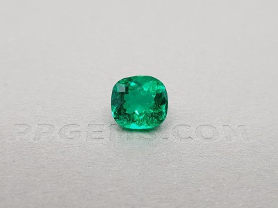 Cushion-cut emerald 3.60 ct, Muzo, Columbia (GRS) photo