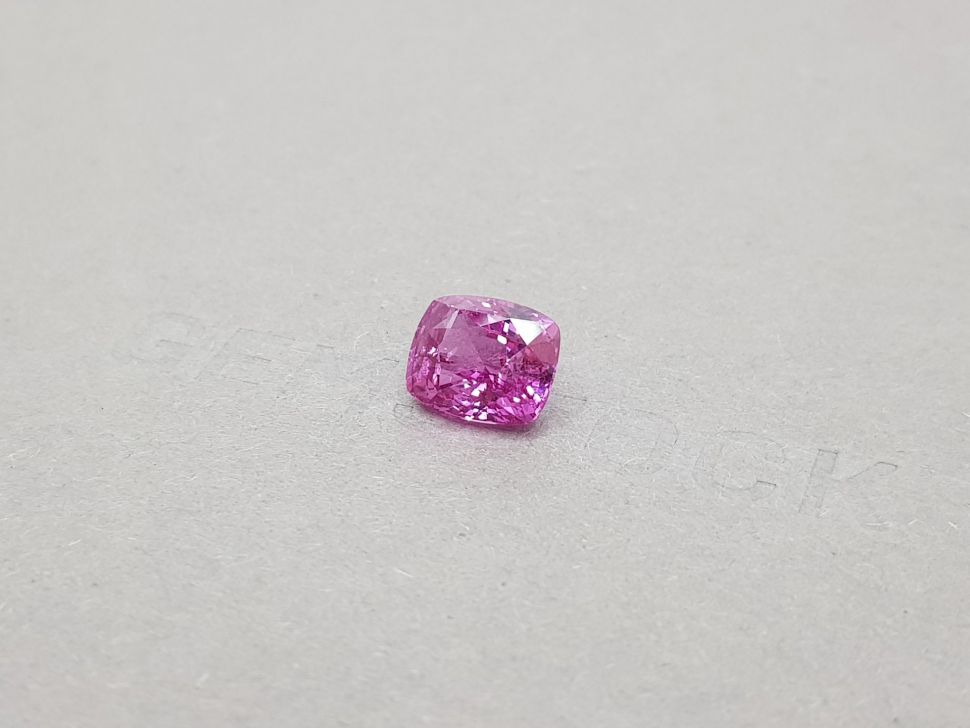 Unheated cushion cut pink sapphire 4.00 ct, Sri Lanka Image №3